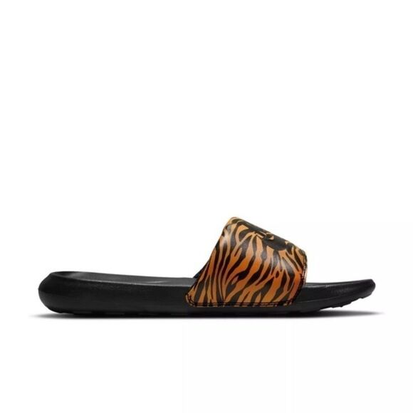 New! NIKE Women's Victori One Animal Print Slide Sandals Shoes Open-Toe - Picture 3 of 9